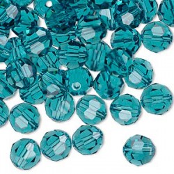Faceted Crystal Beads 6mm 70pz